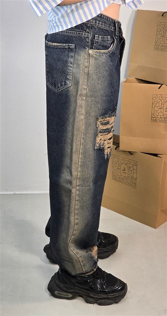 شلوار بگ بالونی زاپدار Balenciaga — تصویر ۵