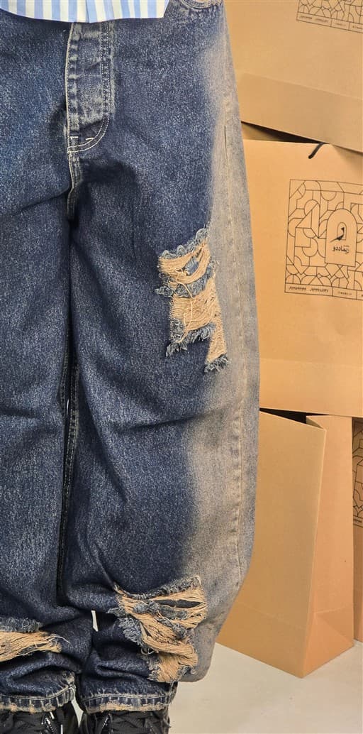 شلوار بگ بالونی زاپدار Balenciaga — تصویر ۴