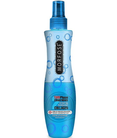 مورفس اسپری نرم کننده دو فاز حاوی کلاژن مناسب موهای خشک و شکننده Morfose Two Phase Conditioner COLLAGEN 240ml