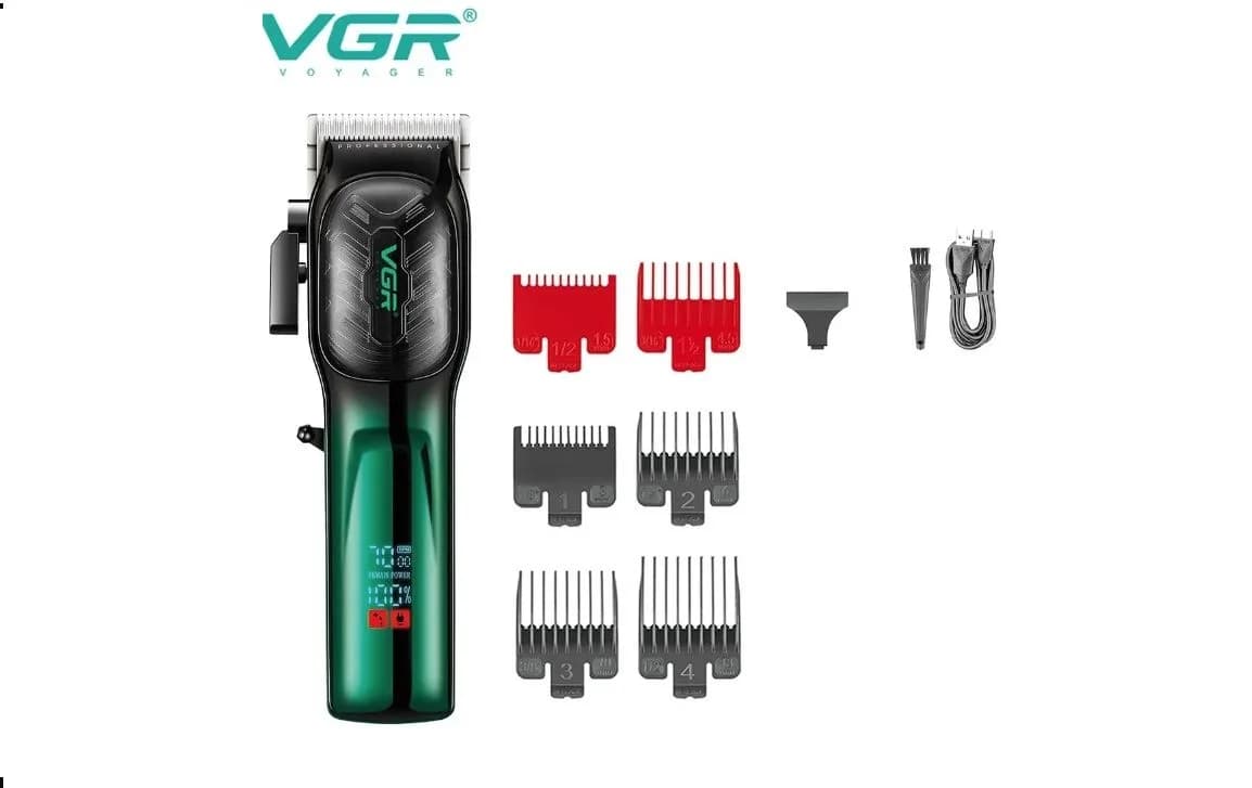 ماشین اصلاح موی سر (کلیپر حرفه‌ای) وی جی ار مدل VGR V-654 — تصویر ۲