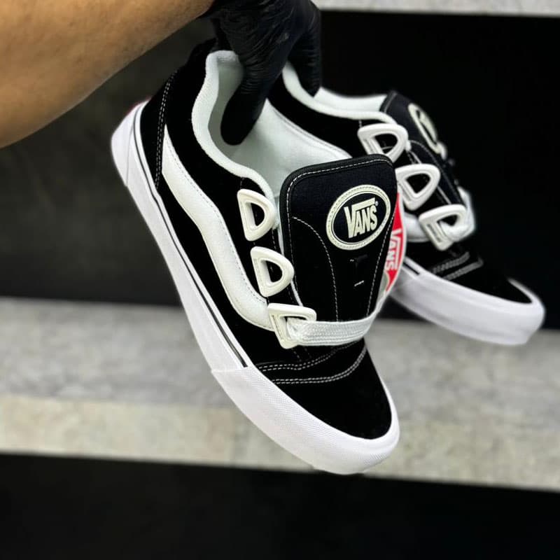 ونس بلک وایت VANS KNU SKOOL BLACK/WHITE — تصویر ۲