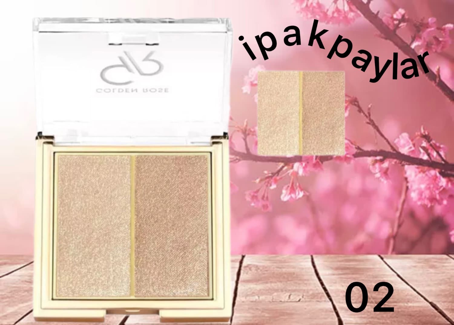 هایلایتر دوتایی So Glow گلدن‌رزGOLDENROSE مدل سوگلو شماره 102