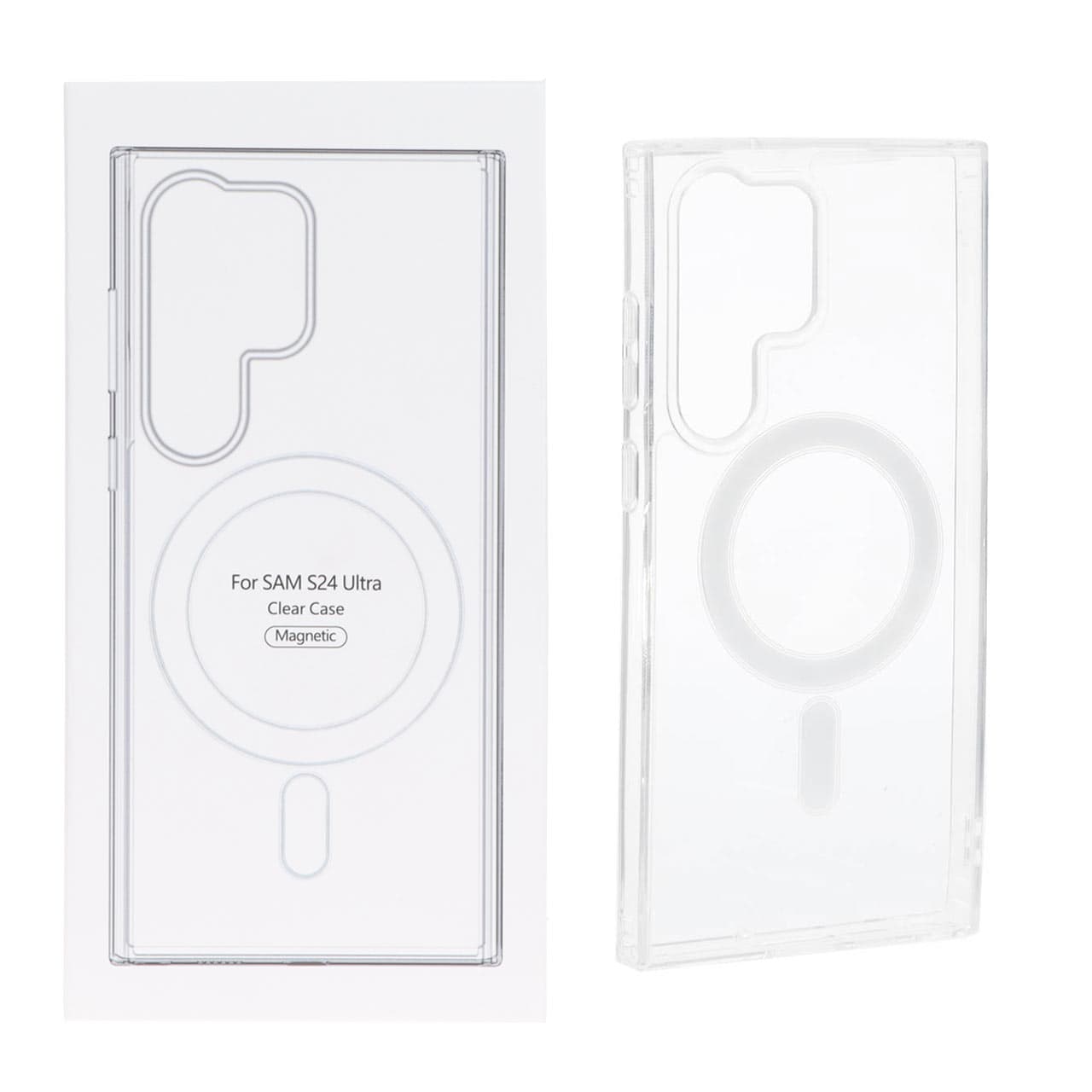 قاب شفاف Samsung Galaxy S24 Ultra با قابلیت شارژ MagSafe