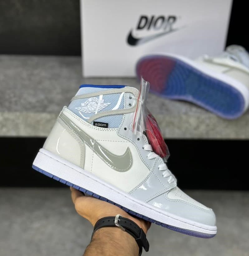 نایک ایر جردن ۱ ساقدار دیور Nike air jordan 1 high dior