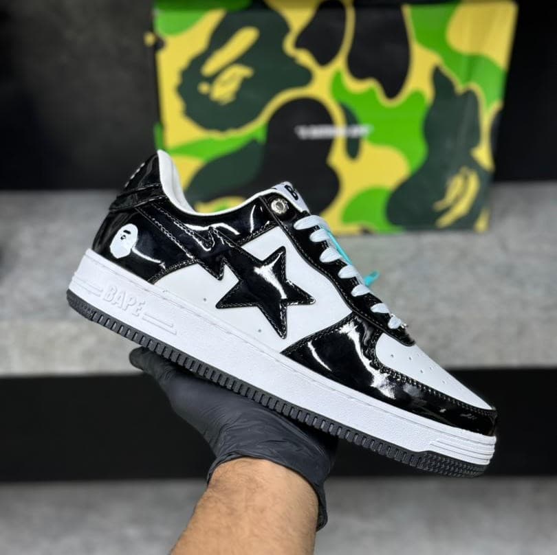 بتینگ ایپ بیپ استا A Bathing Ape Bape Sta Low Black