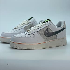 نایک ایرفورس 1 لو وایت پوست مار Nike Air Force 1 Low White Snake Skin — تصویر ۳