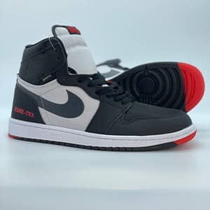 نایک ایرجردن 1 گورتکس بلک گری رد Nike Air Jordan 1 GORE-TEX Black Grey Red