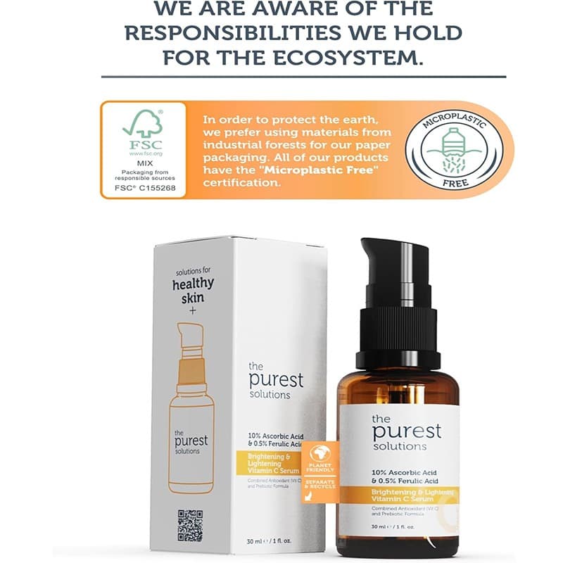 سرم روشن کننده پیورست Purest Solution Vitamin C — تصویر ۳