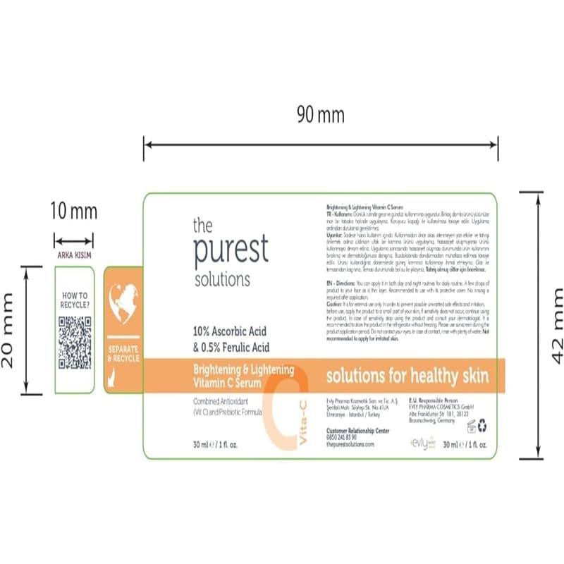 سرم روشن کننده پیورست Purest Solution Vitamin C — تصویر ۵