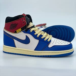 جردن1 های آنیون لوس انجلس بلو رد وایت Jordan 1 High Union Los Angeles Blue Red White