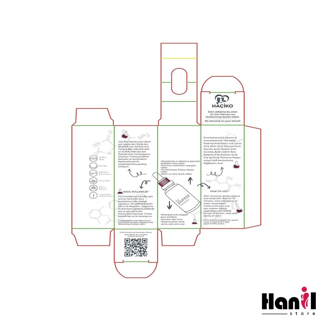 سرم لایه بردار پیورست صورت The Purest Solutions AHA 10% + BAH 2% — تصویر ۴
