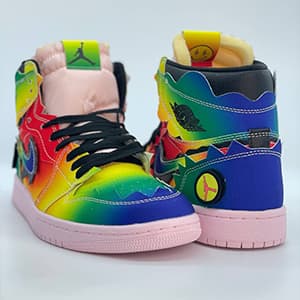 جردن 1 های جی بالوین Jordan 1 High J Balvin — تصویر ۴