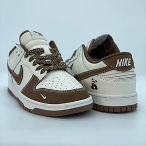 نایک اس بی دانک لو رایس وایت براون Nike SB Dunk Low Rice White Brown — تصویر ۴