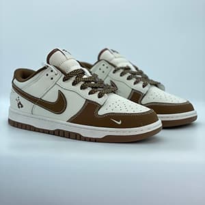 نایک اس بی دانک لو رایس وایت براون Nike SB Dunk Low Rice White Brown — تصویر ۳