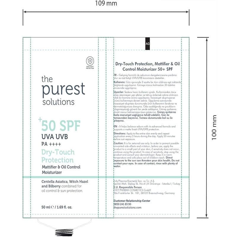کرم ضد آفتاب مات کننده +SPF 50 مناسب پوست چرب Purest Solution — تصویر ۳