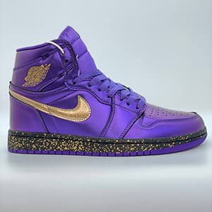 جردن 1 رترو های شَتِرد پرپل Jordan 1 Retro High Shattered Purple — تصویر ۲