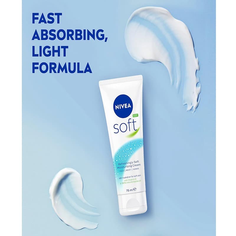 کرم مرطوب کننده سافت تیوپی نیوآ Soft Moisturizer Cream All Skin Types — تصویر ۲