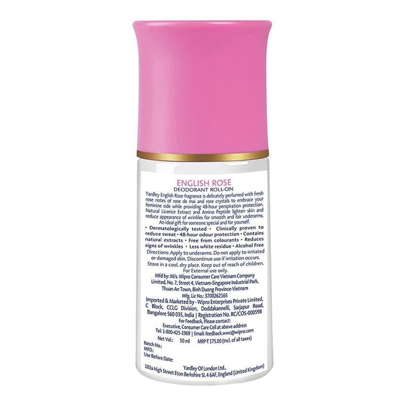 مام رولی ضدتعریق یاردلی رایحه گل رز انگلیسی Yardley English Rose — تصویر ۲