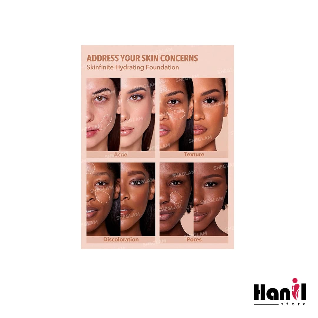 کرم پودر مایع آبرسان Skinfinite Hydrating Foundation — تصویر ۴