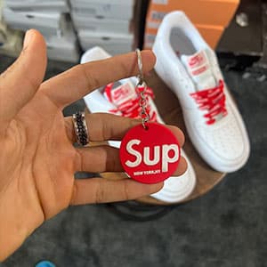 نایک ایرفورس 1 سوپریم وایت Nike Air Force 1 Supreme White — تصویر ۵