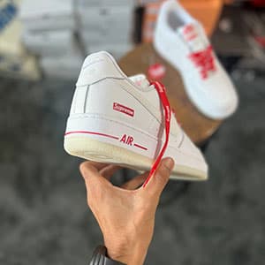نایک ایرفورس 1 سوپریم وایت Nike Air Force 1 Supreme White — تصویر ۲