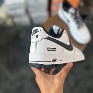 نایک ایرفورس 1 سوپریم بلک Nike Air Force 1 Supreme Black — تصویر ۳
