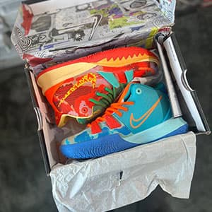 نایک کایری 7 فایر اند واتر Nike Kyrie 7 Fire and Water — تصویر ۳