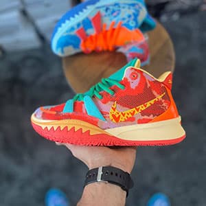 نایک کایری 7 فایر اند واتر Nike Kyrie 7 Fire and Water — تصویر ۲