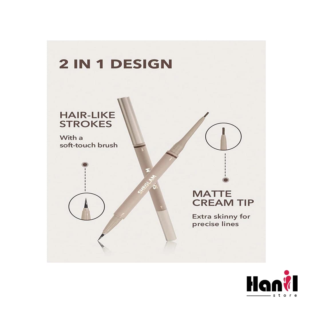 مداد ابرو دو سر رنگ Brows on Demand 2 in 1 Brow Pencil chocolate — تصویر ۲