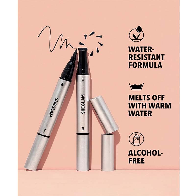 خط چشم دو سر ضد آب Wing It Waterproof Liner Duo-Black — تصویر ۳