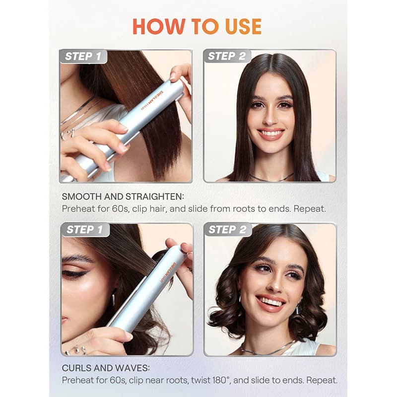 اتو مو مسافرتی شیگلم Travel Buddy Mini hair Straightener — تصویر ۴