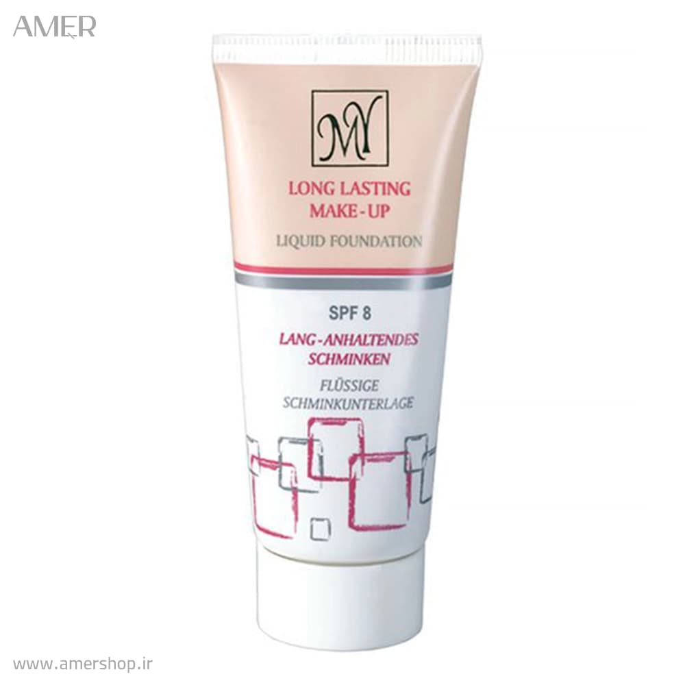 کرم پودر مایع تیوپی لانگ لستینگ SPF8 204 طبیعی my — تصویر ۲
