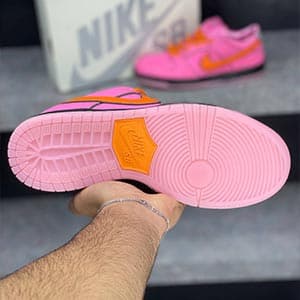 نایک اس بی دانک لو پینک دِ پاورپاف گرلس Nike Sb Dunk Low Pink x The Powerpuff Girls — تصویر ۶