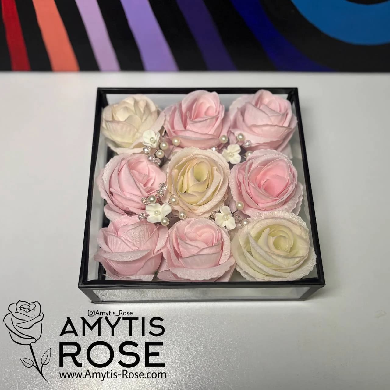 باکس گل رز 1014# | آمیتیس رز - Amytis Rose — تصویر ۲