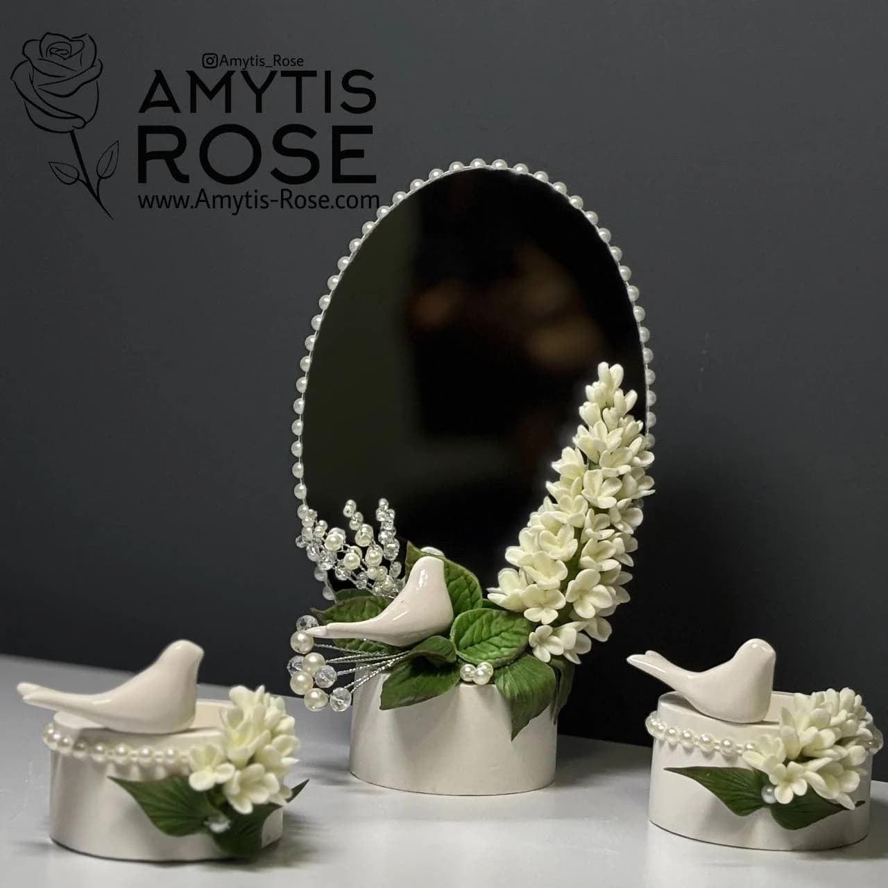 آینه و ظرف هفت سین عید نوروز 1013# | آمیتیس رز - Amytis Rose — تصویر ۲