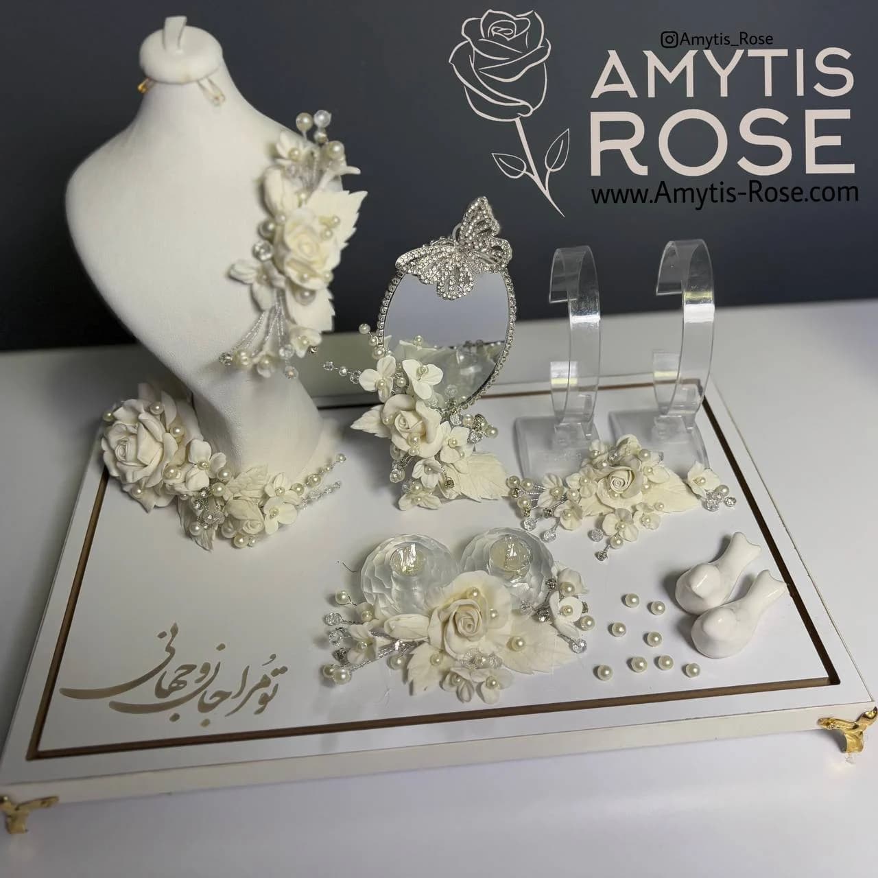 استند جواهرات / باکس جای جواهر 1010# | آمیتیس رز - Amytis Rose — تصویر ۲