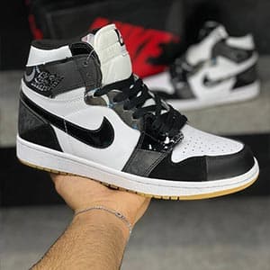 جردن 1 رترو های اوجی اسپایدرمن بلک Jordan 1 Retro High OG Spider-Man Black