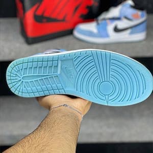 جردن 1 رترو های اوجی اسپایدرمن بلو Jordan 1 Retro High OG Spider-Man Blue — تصویر ۵