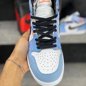 جردن 1 رترو های اوجی اسپایدرمن بلو Jordan 1 Retro High OG Spider-Man Blue — تصویر ۳