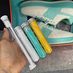 نایک ایر فورس 1 لو گری بلو تیفانی Nike Air Force 1 Low Gray Blue Tiffany — تصویر ۶