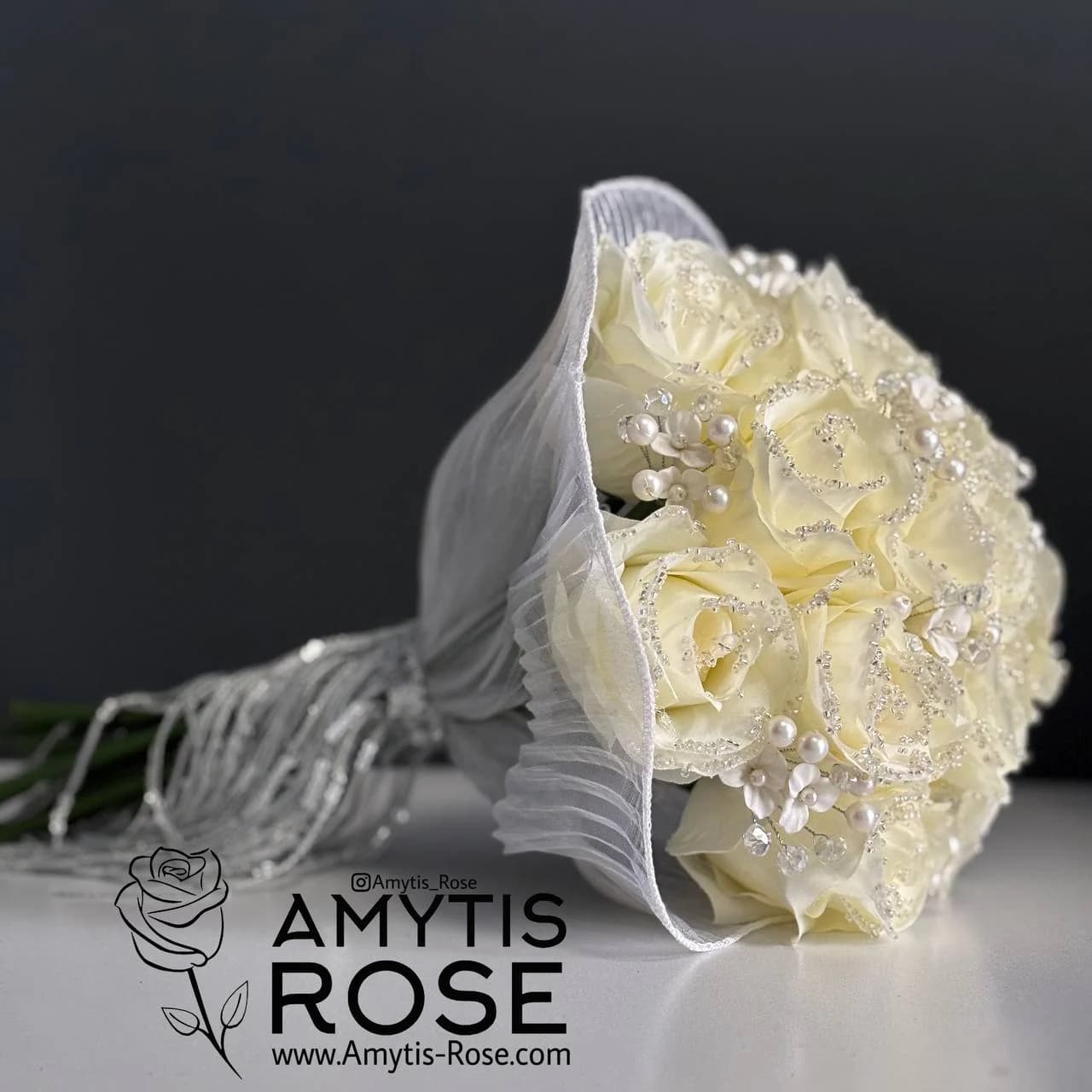 دسته گل عروس آمیتیس #108 Amytis | آمیتیس رز - Amytis Rose