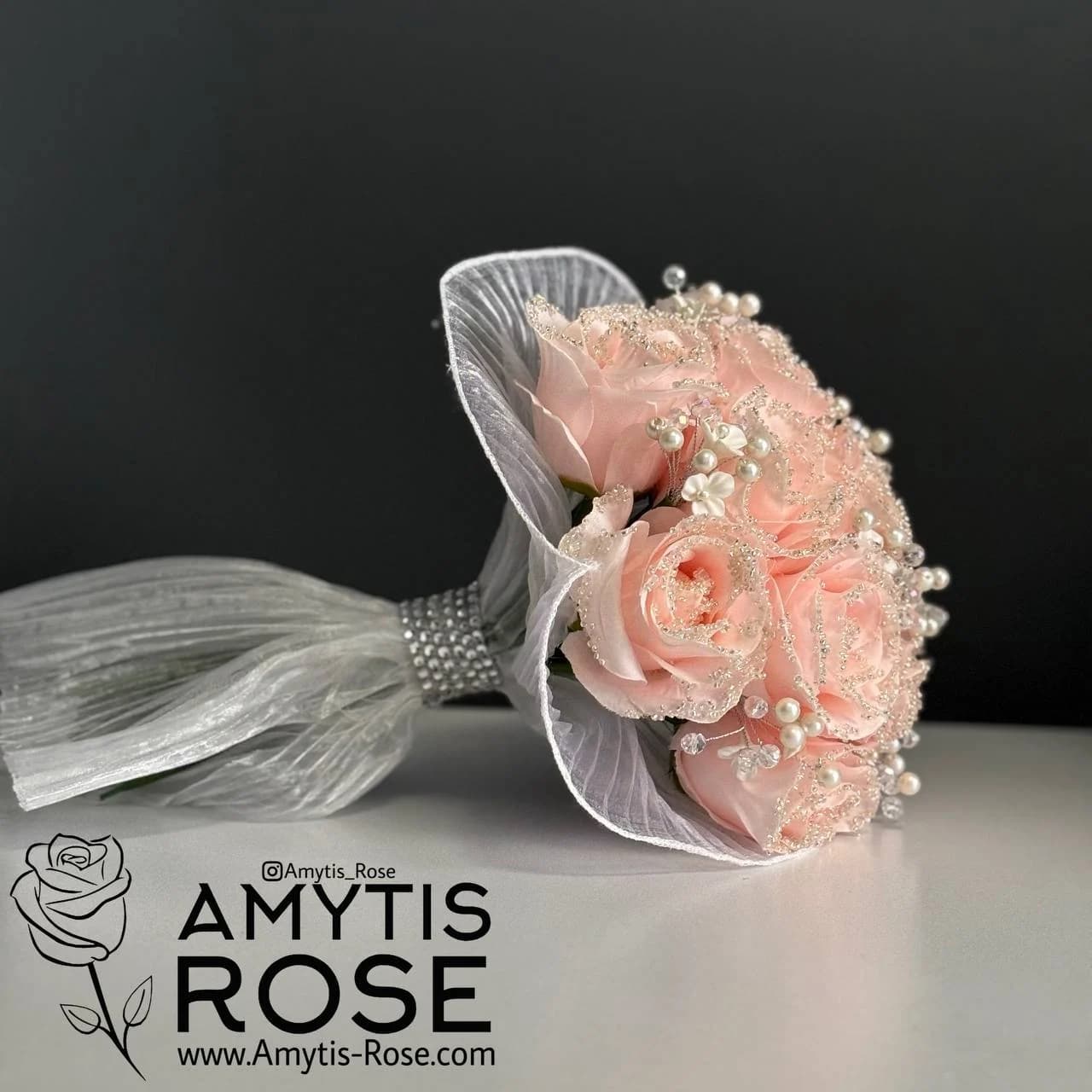 دسته گل عروس آمیتیس #107 Amytis | آمیتیس رز - Amytis Rose