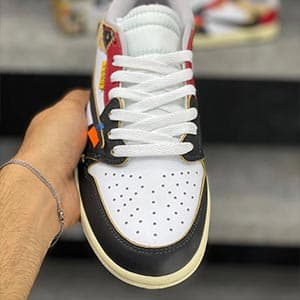 جردن 1 لو ترویس اسکات آف وایت رد Jordan 1 Low Travis Scott Off-White Red — تصویر ۳