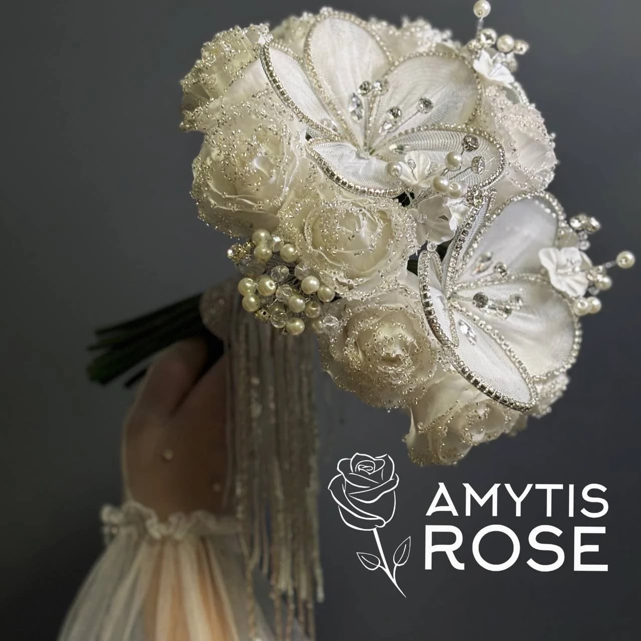 دسته گل عروس تمیس 304# Temis | آمیتیس رز - Amytis Rose