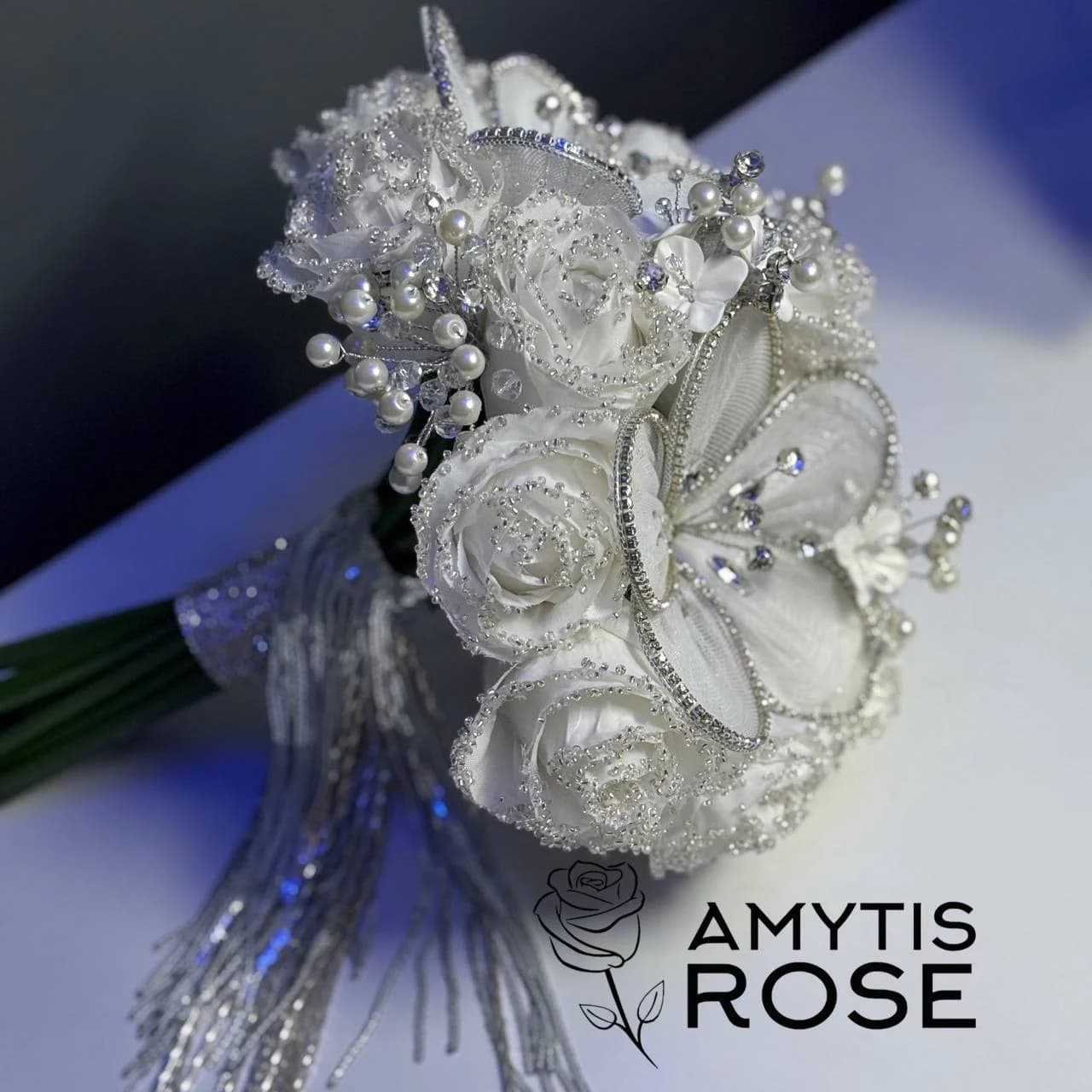 دسته گل عروس تمیس 304# Temis | آمیتیس رز - Amytis Rose — تصویر ۲