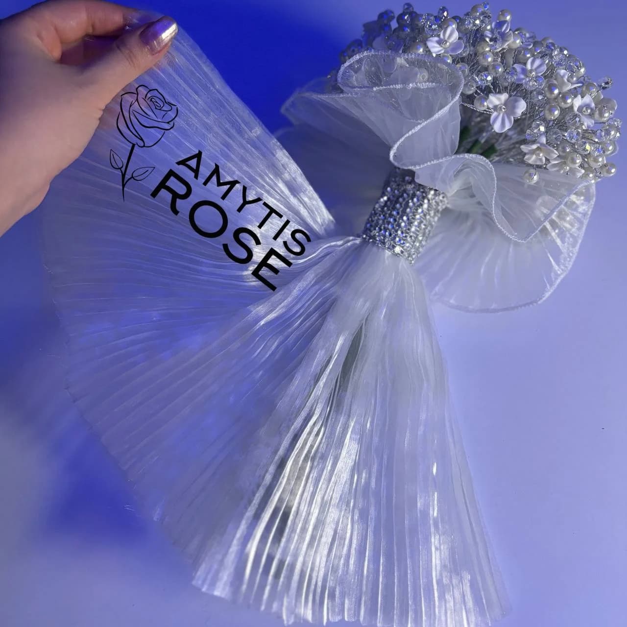 دسته گل عروس درناز 501# Dornaz | آمیتیس رز - Amytis Rose — تصویر ۳