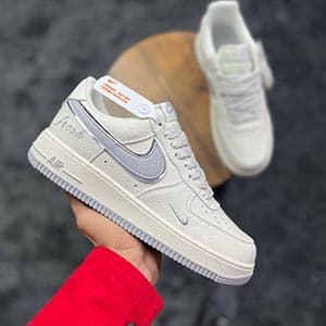 نایک ایرفورس 1 لو کیپ فرش متالیک سیلور Nike Air Force 1 Low Keep Fresh Metallic Silver