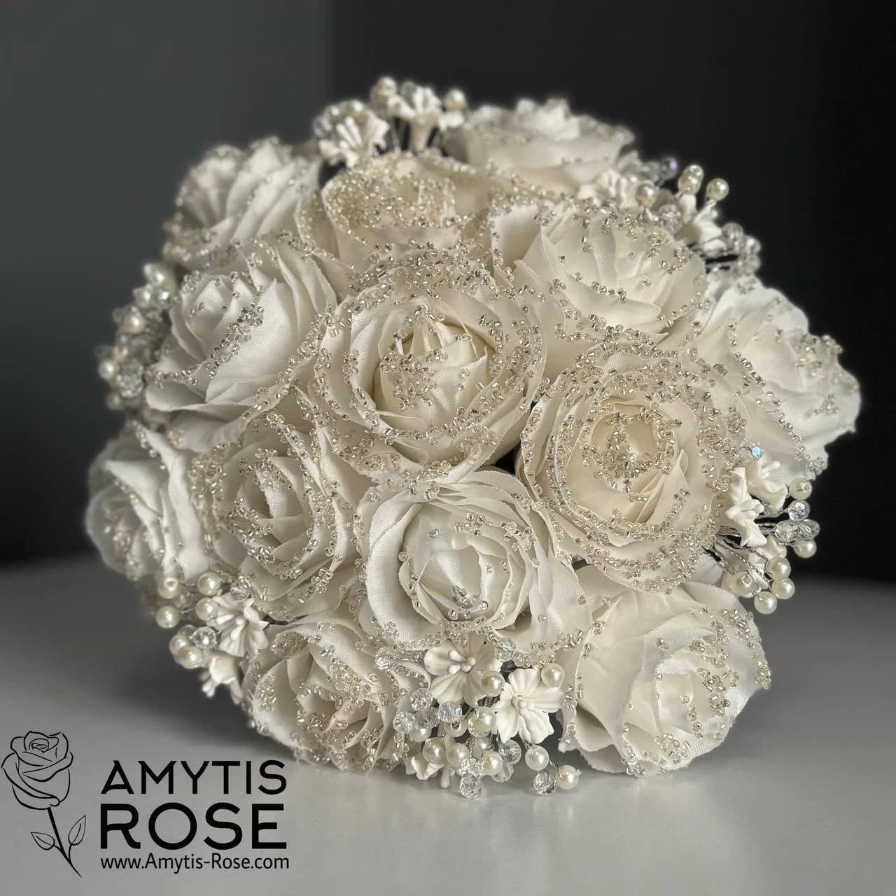 دسته گل عروس آمیتیس #105 Amytis | آمیتیس رز - Amytis Rose