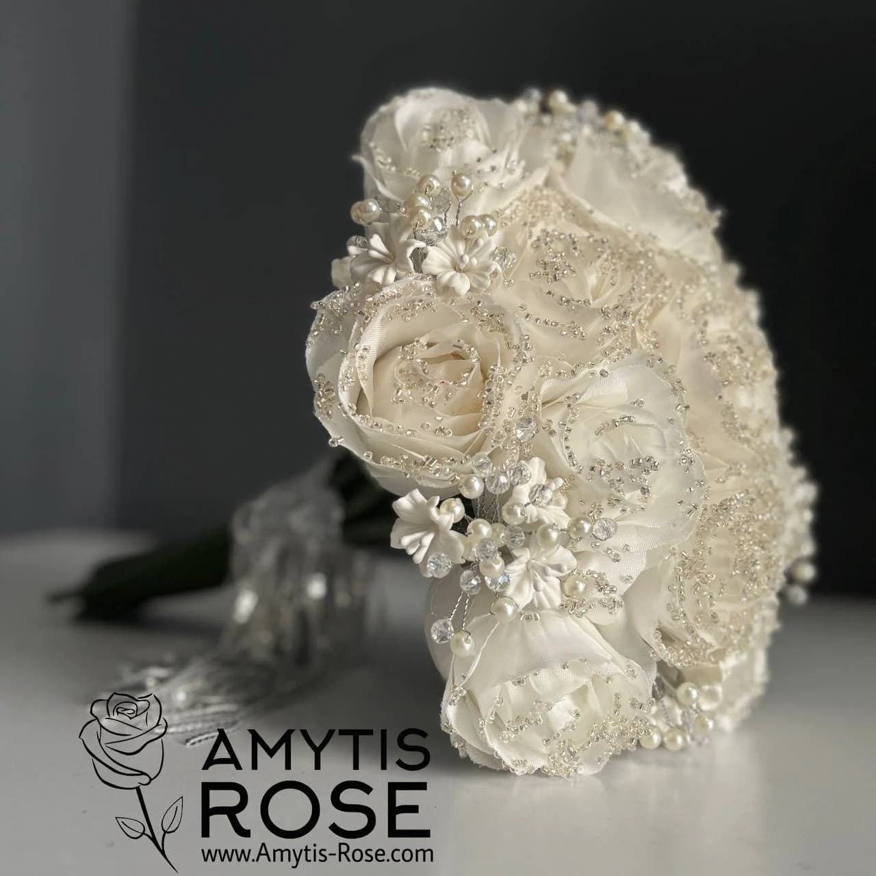 دسته گل عروس آمیتیس #105 Amytis | آمیتیس رز - Amytis Rose — تصویر ۳