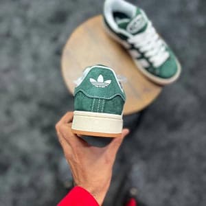 آدیداس کامپوس دارک گرین وایت Adidas Campus Dark Green White — تصویر ۳